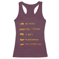 Jamaican National Dish Racerback Tank Top Ackee Saltfish Yardie Jamaican Culture Pride Apparel - Wonder Print Shop