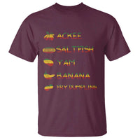 Jamaican National Dish T Shirt Ackee Saltfish Yardie Jamaican Culture Pride Apparel - Wonder Print Shop
