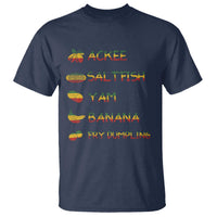 Jamaican National Dish T Shirt Ackee Saltfish Yardie Jamaican Culture Pride Apparel - Wonder Print Shop