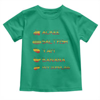Jamaican National Dish Toddler T Shirt Ackee Saltfish Yardie Jamaican Culture Pride Apparel - Wonder Print Shop