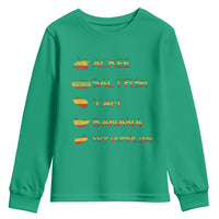 Jamaican National Dish Youth Sweatshirt Ackee Saltfish Yardie Jamaican Culture Pride Apparel - Wonder Print Shop