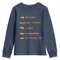 Jamaican National Dish Youth Sweatshirt Ackee Saltfish Yardie Jamaican Culture Pride Apparel - Wonder Print Shop