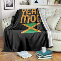 Yeah Mon Jamaican Pride Throw Blanket Jamaican Vacation Jamaica Reggae Roots - Wonder Print Shop