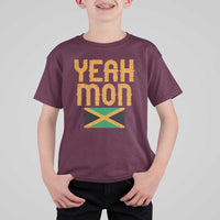 Yeah Mon Jamaican Pride T Shirt For Kid Jamaican Vacation Jamaica Reggae Roots - Wonder Print Shop