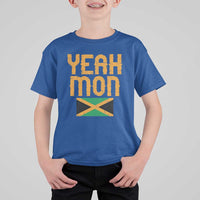 Yeah Mon Jamaican Pride T Shirt For Kid Jamaican Vacation Jamaica Reggae Roots - Wonder Print Shop