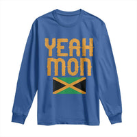 Yeah Mon Jamaican Pride Long Sleeve Shirt Jamaican Vacation Jamaica Reggae Roots - Wonder Print Shop