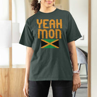 Yeah Mon Jamaican Pride T Shirt For Women Jamaican Vacation Jamaica Reggae Roots - Wonder Print Shop