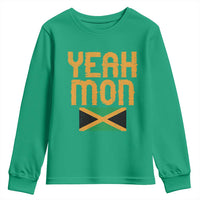 Yeah Mon Jamaican Pride Youth Sweatshirt Jamaican Vacation Jamaica Reggae Roots - Wonder Print Shop