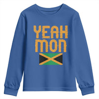 Yeah Mon Jamaican Pride Youth Sweatshirt Jamaican Vacation Jamaica Reggae Roots - Wonder Print Shop