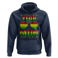 Yeah Mon Jamaican Pride Hoodie Jamaican Vacation Jamaica Reggae Sunglasses - Wonder Print Shop