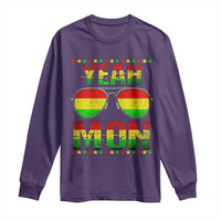 Yeah Mon Jamaican Pride Long Sleeve Shirt Jamaican Vacation Jamaica Reggae Sunglasses - Wonder Print Shop