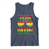 Yeah Mon Jamaican Pride Tank Top Jamaican Vacation Jamaica Reggae Sunglasses - Wonder Print Shop
