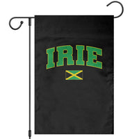 Irie Jamaican Rasta Garden Flag Funny Jamaica Jamaican Flag Rasta Reggae Roots - Wonder Print Shop