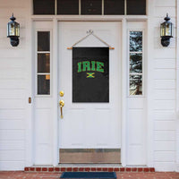 Irie Jamaican Rasta Garden Flag Funny Jamaica Jamaican Flag Rasta Reggae Roots - Wonder Print Shop