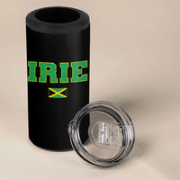 Irie Jamaican Rasta 4 in 1 Can Cooler Tumbler Funny Jamaica Jamaican Flag Rasta Reggae Roots - Wonder Print Shop