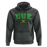 Irie Jamaican Rasta Hoodie Funny Jamaica Jamaican Flag Rasta Reggae Roots - Wonder Print Shop