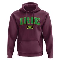 Irie Jamaican Rasta Hoodie Funny Jamaica Jamaican Flag Rasta Reggae Roots - Wonder Print Shop