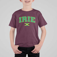 Irie Jamaican Rasta T Shirt For Kid Funny Jamaica Jamaican Flag Rasta Reggae Roots - Wonder Print Shop