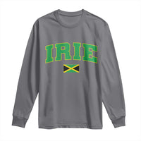 Irie Jamaican Rasta Long Sleeve Shirt Funny Jamaica Jamaican Flag Rasta Reggae Roots - Wonder Print Shop