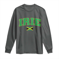 Irie Jamaican Rasta Long Sleeve Shirt Funny Jamaica Jamaican Flag Rasta Reggae Roots - Wonder Print Shop