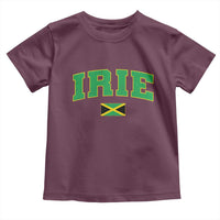 Irie Jamaican Rasta Toddler T Shirt Funny Jamaica Jamaican Flag Rasta Reggae Roots - Wonder Print Shop