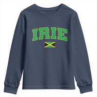 Irie Jamaican Rasta Youth Sweatshirt Funny Jamaica Jamaican Flag Rasta Reggae Roots - Wonder Print Shop