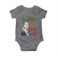 Marcus Garvey Quote Baby Onesie Black History Month - Wonder Print Shop