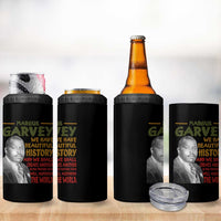 Marcus Garvey Quote 4 in 1 Can Cooler Tumbler Black History Month - Wonder Print Shop