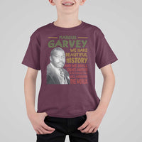 Marcus Garvey Quote T Shirt For Kid Black History Month - Wonder Print Shop