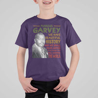 Marcus Garvey Quote T Shirt For Kid Black History Month - Wonder Print Shop