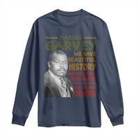 Marcus Garvey Quote Long Sleeve Shirt Black History Month - Wonder Print Shop