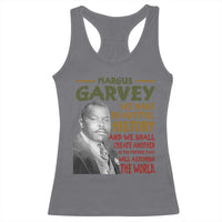 Marcus Garvey Quote Racerback Tank Top Black History Month - Wonder Print Shop
