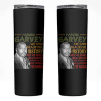 Marcus Garvey Quote Skinny Tumbler Black History Month - Wonder Print Shop