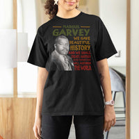 Marcus Garvey Quote T Shirt For Women Black History Month - Wonder Print Shop