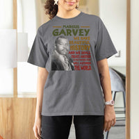 Marcus Garvey Quote T Shirt For Women Black History Month - Wonder Print Shop