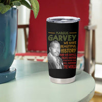Marcus Garvey Quote Tumbler Cup Black History Month - Wonder Print Shop