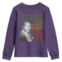 Marcus Garvey Quote Youth Sweatshirt Black History Month - Wonder Print Shop