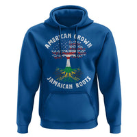 American Grown Jamaican Roots Hoodie Retro USA Jamaica Flag - Wonder Print Shop