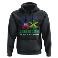 Haitian Jamaican Roots Hoodie Haiti Jamaica Combo Puzzle - Wonder Print Shop