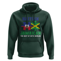 Haitian Jamaican Roots Hoodie Haiti Jamaica Combo Puzzle - Wonder Print Shop