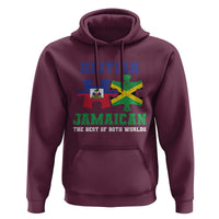 Haitian Jamaican Roots Hoodie Haiti Jamaica Combo Puzzle - Wonder Print Shop