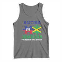 Haitian Jamaican Roots Tank Top Haiti Jamaica Combo Puzzle - Wonder Print Shop