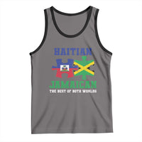 Haitian Jamaican Roots Tank Top Haiti Jamaica Combo Puzzle - Wonder Print Shop