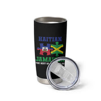 Haitian Jamaican Roots Tumbler Cup Haiti Jamaica Combo Puzzle - Wonder Print Shop