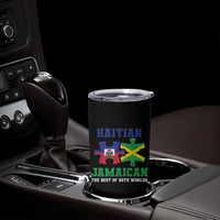 Haitian Jamaican Roots Tumbler Cup Haiti Jamaica Combo Puzzle - Wonder Print Shop