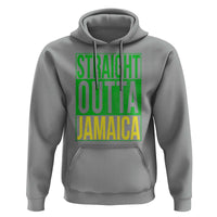 Straight Outta Jamaica Hoodie Cool Jamaican Travel Vacation - Wonder Print Shop