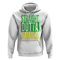 Straight Outta Jamaica Hoodie Cool Jamaican Travel Vacation - Wonder Print Shop