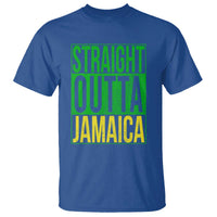 Straight Outta Jamaica T Shirt Cool Jamaican Travel Vacation - Wonder Print Shop