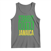 Straight Outta Jamaica Tank Top Cool Jamaican Travel Vacation - Wonder Print Shop