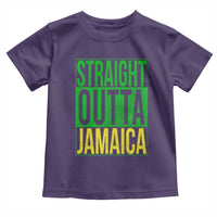 Straight Outta Jamaica Toddler T Shirt Cool Jamaican Travel Vacation - Wonder Print Shop